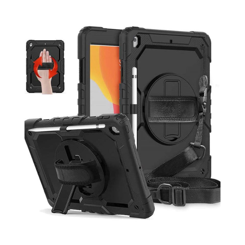 iPad case with removable shoulder strap