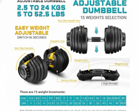 Thumbnail for Dumbbells used for full-body strength training