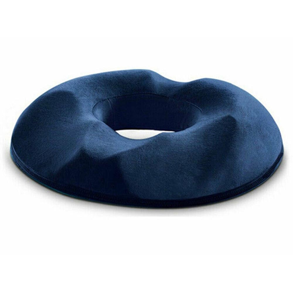Memory foam donut seat cushion for tailbone pain
