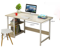 Thumbnail for Oak top computer desk study table in small room