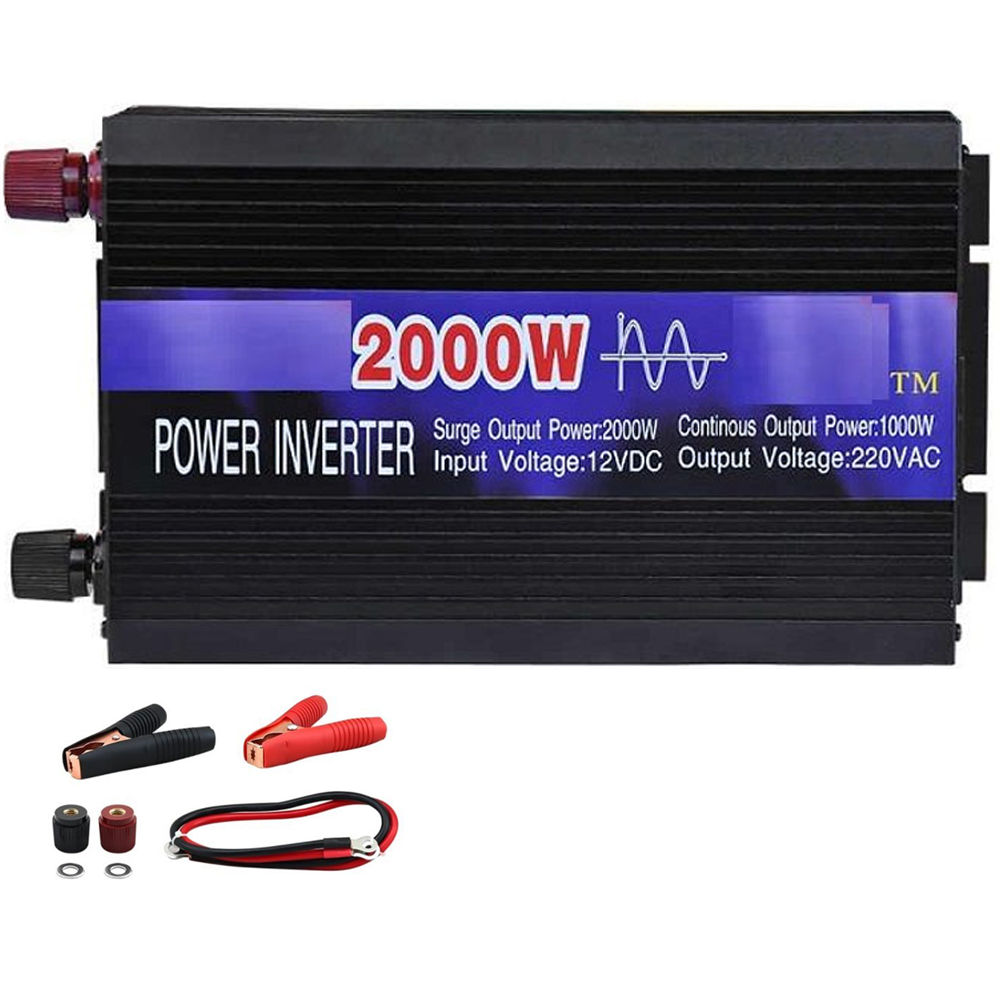Inverter showing pure sine wave output label