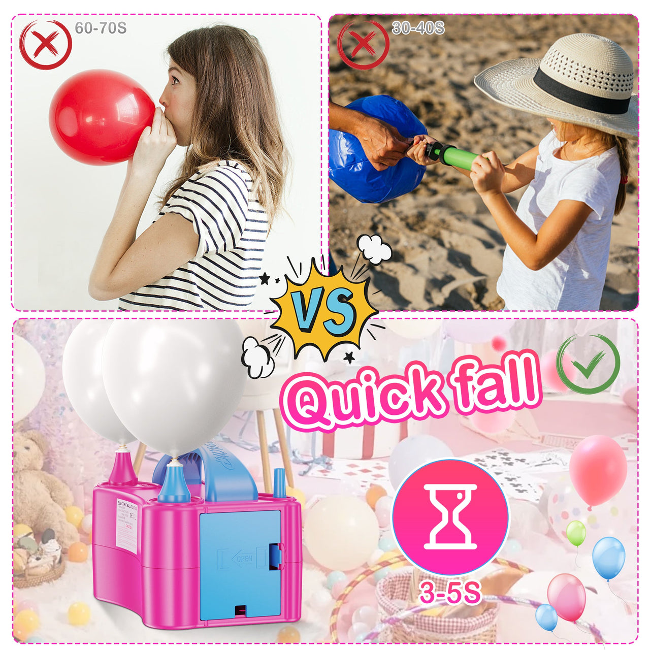balloon pump for decoration