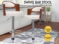 Thumbnail for Bar stool side view showing height range