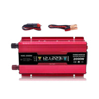 Thumbnail for Power inverter 2000W 12V showing protection feature labels