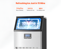 Thumbnail for Home Commercial Bullet Ice Cube Maker