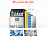 Thumbnail for Home Commercial Bullet Ice Cube Maker