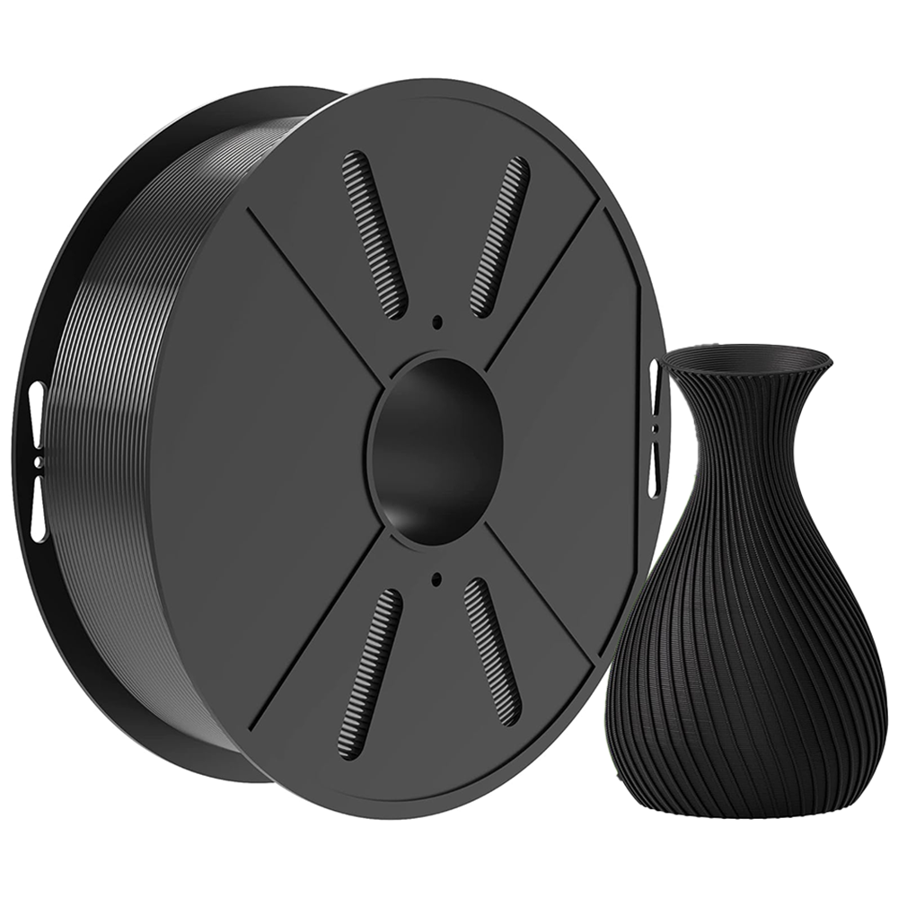 PLA filament spool with consistent thickness for smooth printing