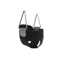 Thumbnail for Black bucket swing with connection straps