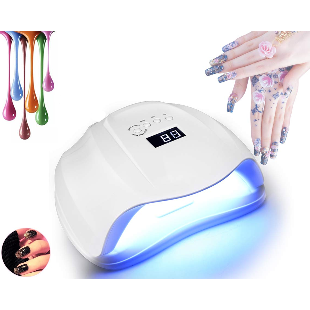 Nail dryer UV lamp showing over-temperature protection