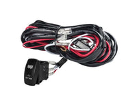 Thumbnail for Side view of LED light bar wiring harness showing wiring connections