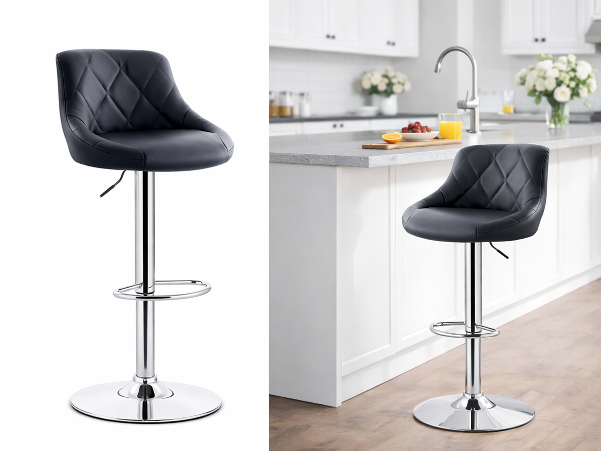Bar stool lightweight design for easy movement