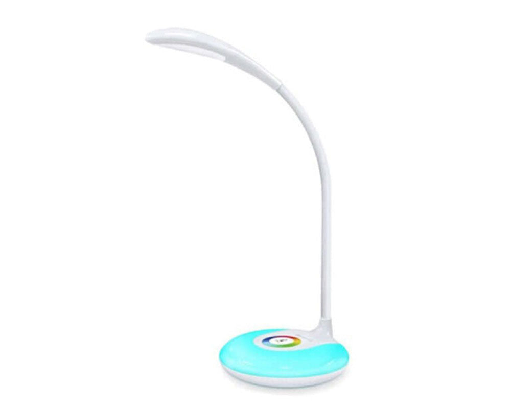 LED desk lamp with 256 colour night light