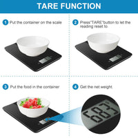 Thumbnail for Kitchen Scale Food Scale Digital Scales Weight Grams