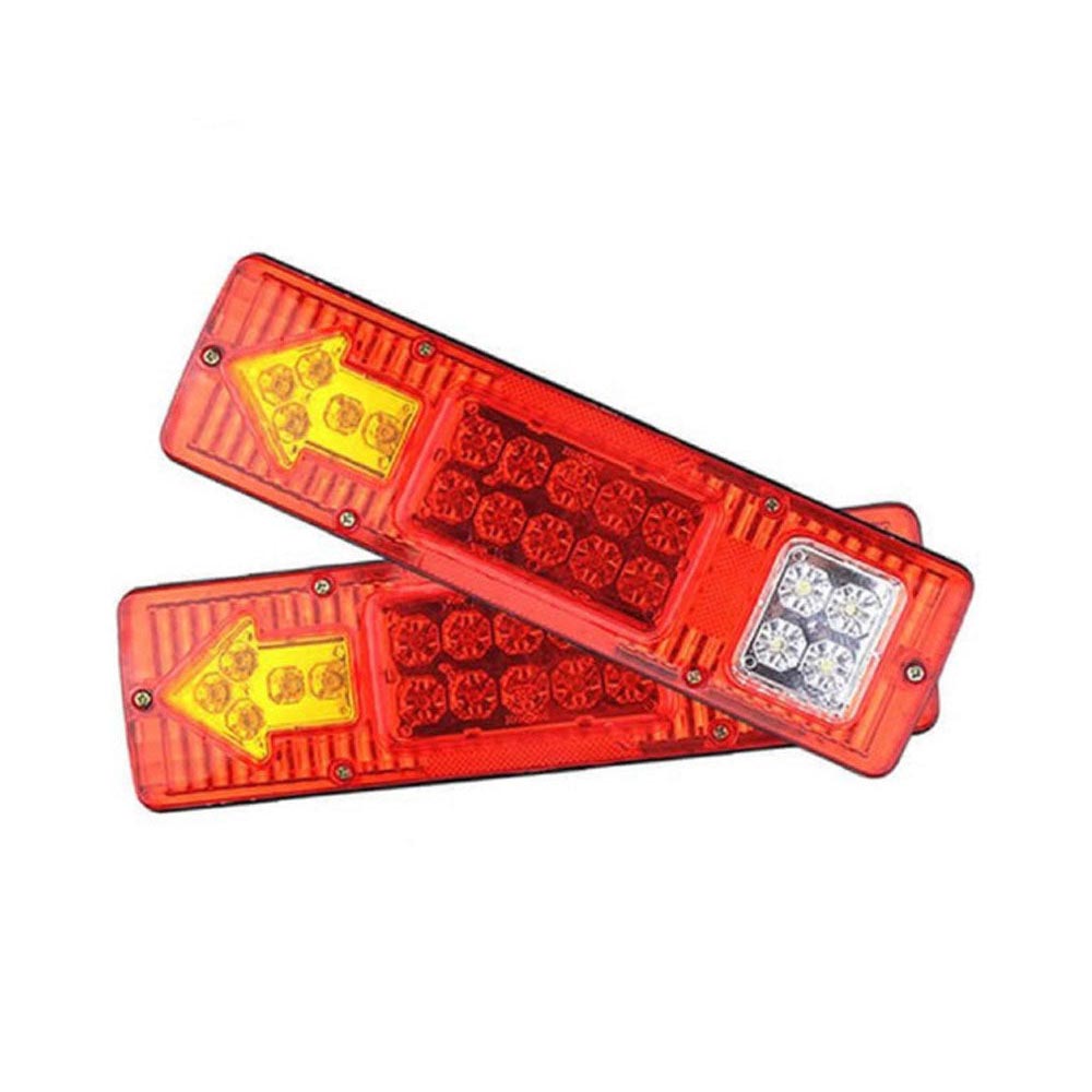 Led Trailer Lights 2Pcs 12V Trailer Truck Caravan 19 Led Taillight Tail Rear Light T