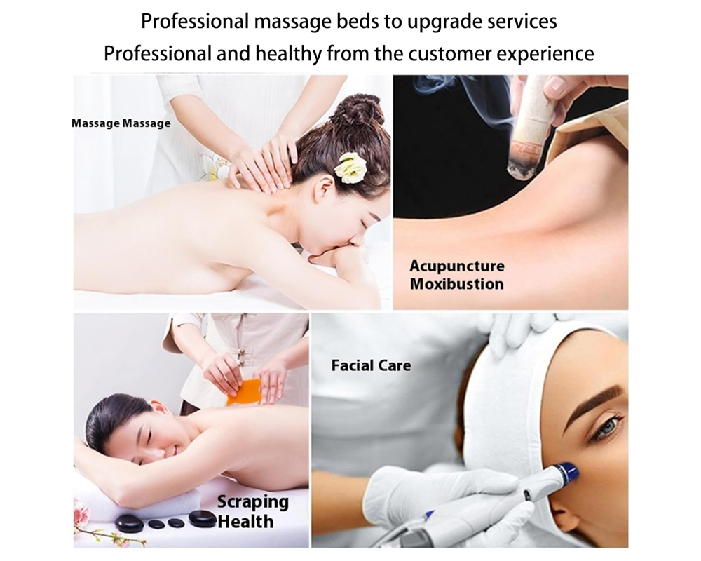 Massage table with durable wear-resistant cover