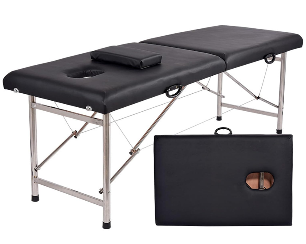 Massage table thick foam padding for comfort
