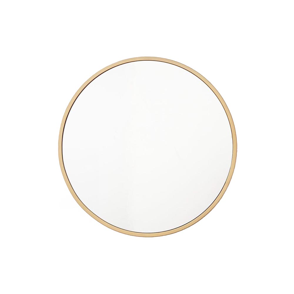 Mirror showing sleek modern design