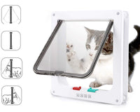 Thumbnail for Cat door installed on steel security door