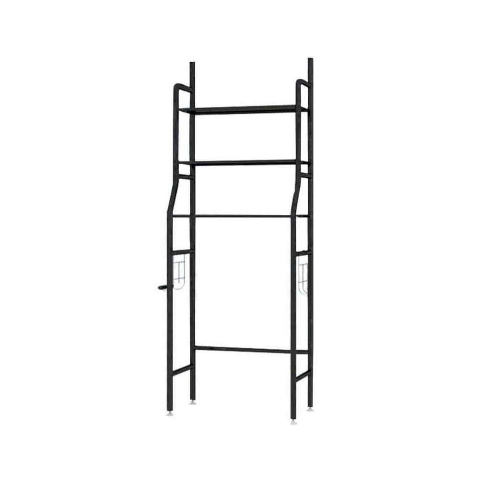 Bathroom rack showing compact design