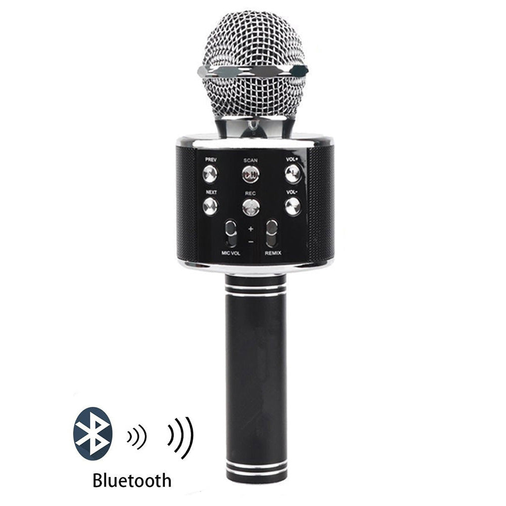 Wireless karaoke microphone handheld design