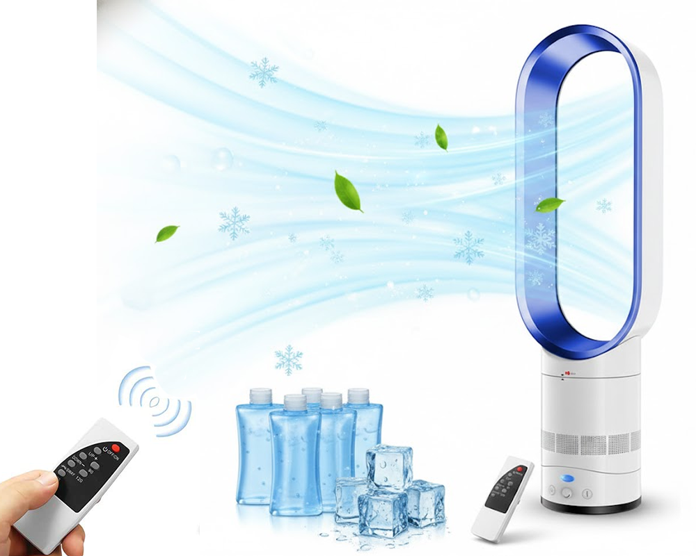Bladeless fan easy to clean and maintain