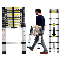 Thumbnail for Telescopic ladder fully extended to 5 metres