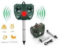 Thumbnail for Solar powered repeller with included rechargeable batteries