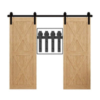 Thumbnail for Barn door hardware 36m showing self-tapping screws and bolts