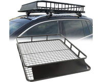 Thumbnail for Universal Roof Rack Basket Car Top Luggage Carrier Cargo Holder – 48