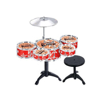 Thumbnail for Kids drum set assembled for play