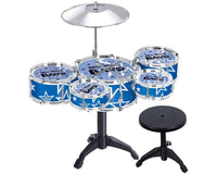 Thumbnail for Junior drum kit stool with padded seat in blue