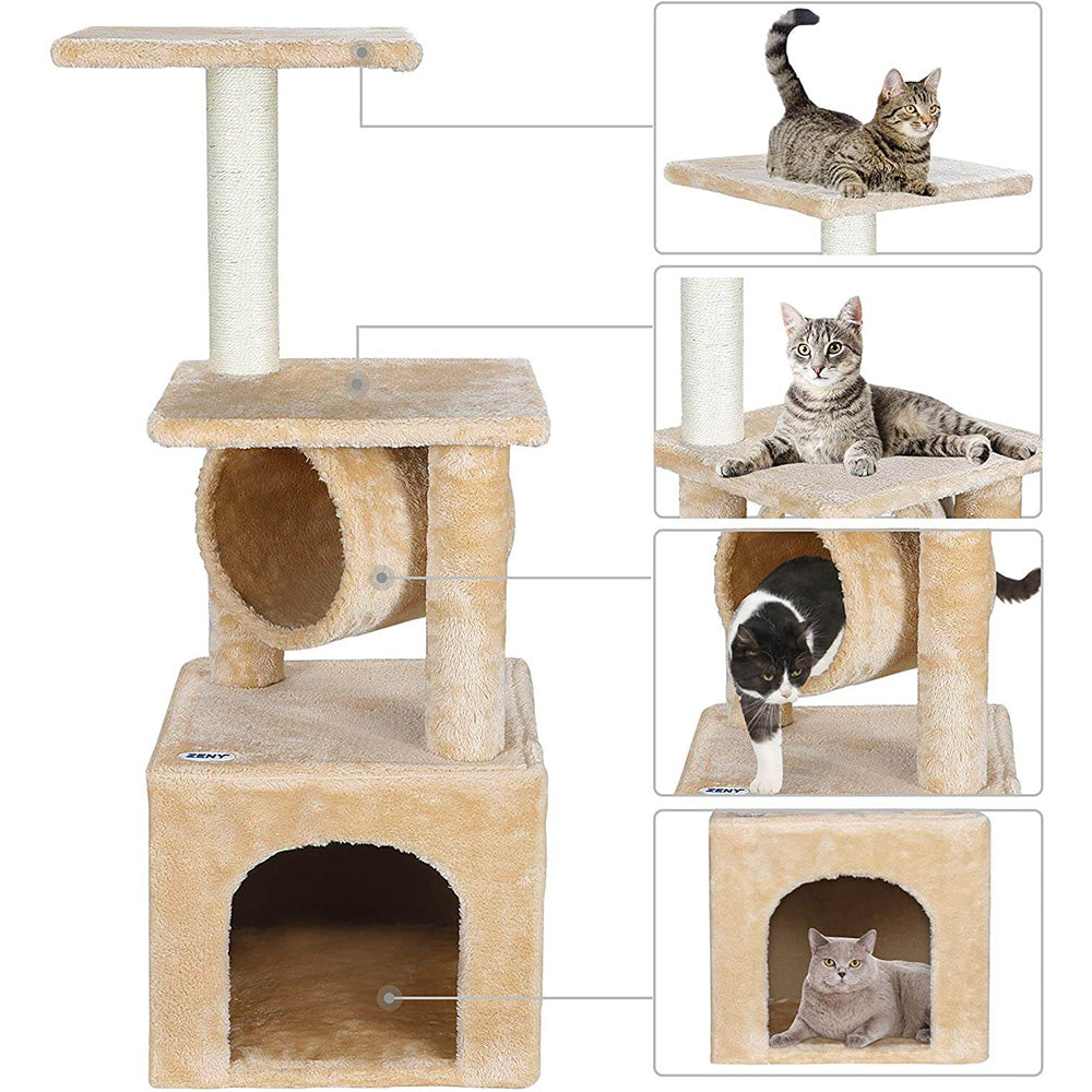 Cat tree easy to assemble with instructions