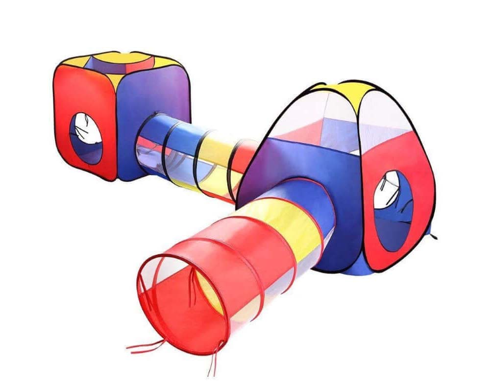 Kids tent with colourful design for play