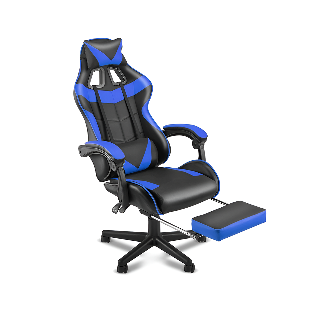 Gaming chair 360 degree rotation feature shown