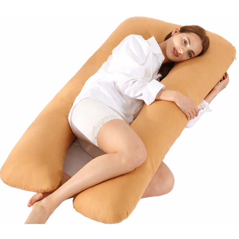 Pregnancy pillow used for breastfeeding support