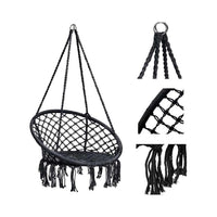 Thumbnail for Cotton macrame hanging chair