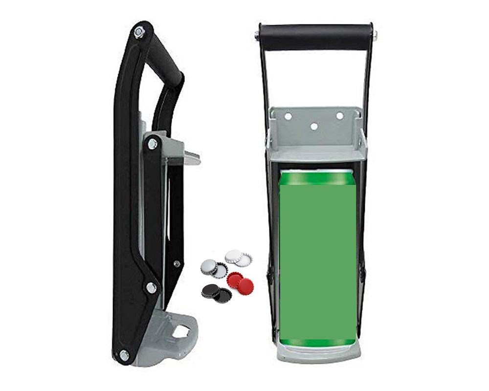 Can crusher slot fitting standard 12 oz cans