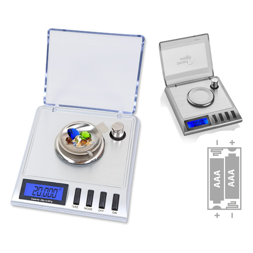 Portable kitchen scale with unit switch
