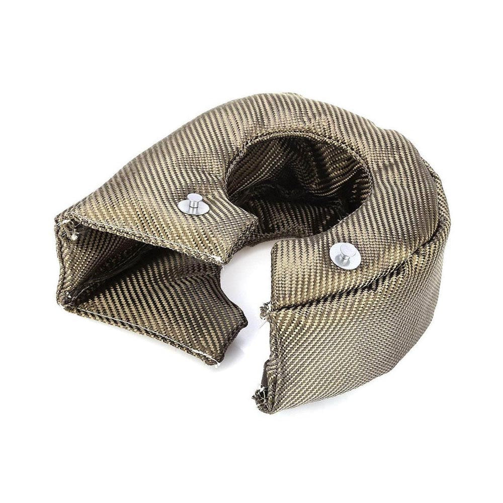 Titanium turbo heat shield blanket for T4 turbo