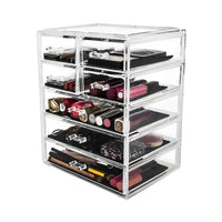 Thumbnail for Top view of acrylic makeup organiser