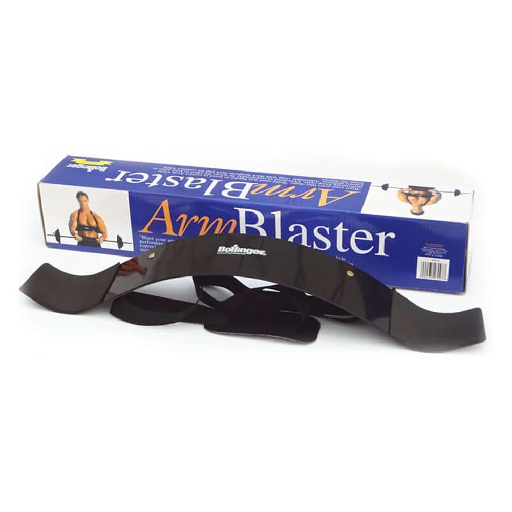 Arm blaster packaging with instructions