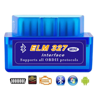 Thumbnail for OBD2 Scanner ELM327 Bluetooth with 16-pin DLC plug detail