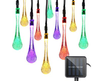 Thumbnail for Blue solar string lights decoration