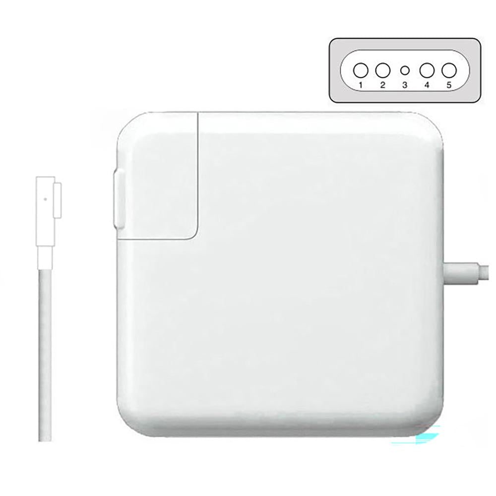 Charger adapter with voltage and current label