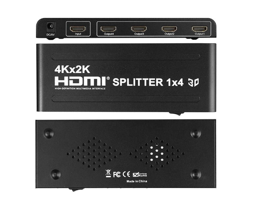 Top view showing HDMI ports