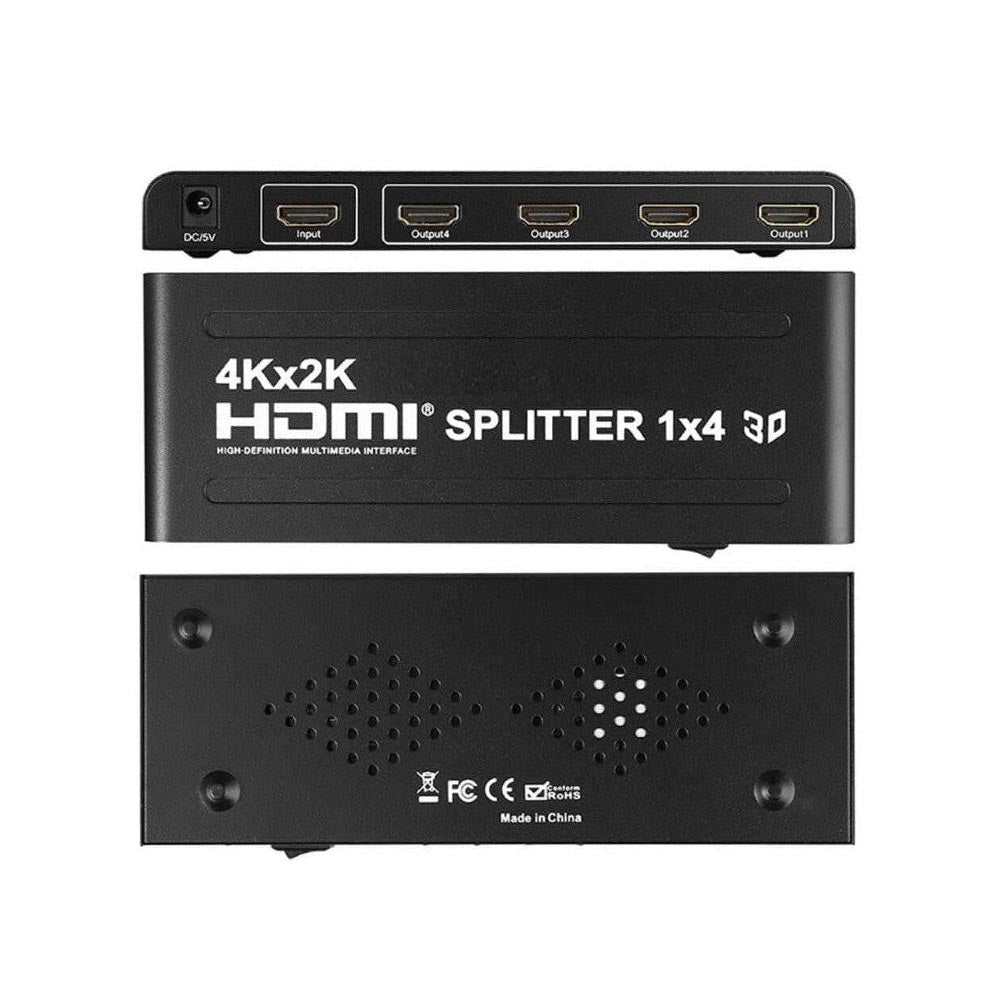Splitter with power adapter plugged in