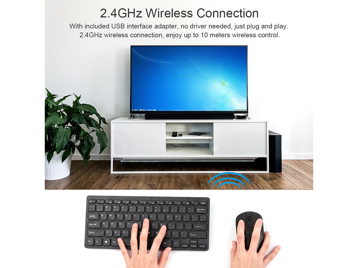 Wireless Keyboard And Mouse 2.4Ghz