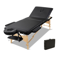Thumbnail for Massage table with secure screw and angle locks