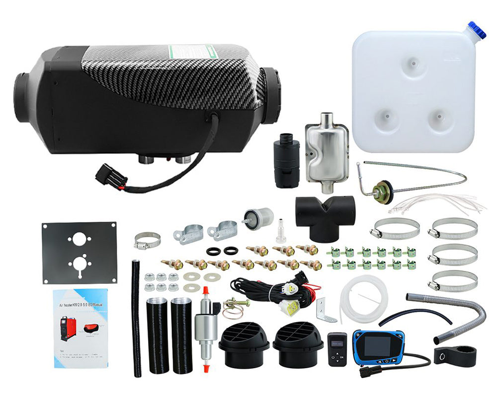 Diesel heater with mounting kit