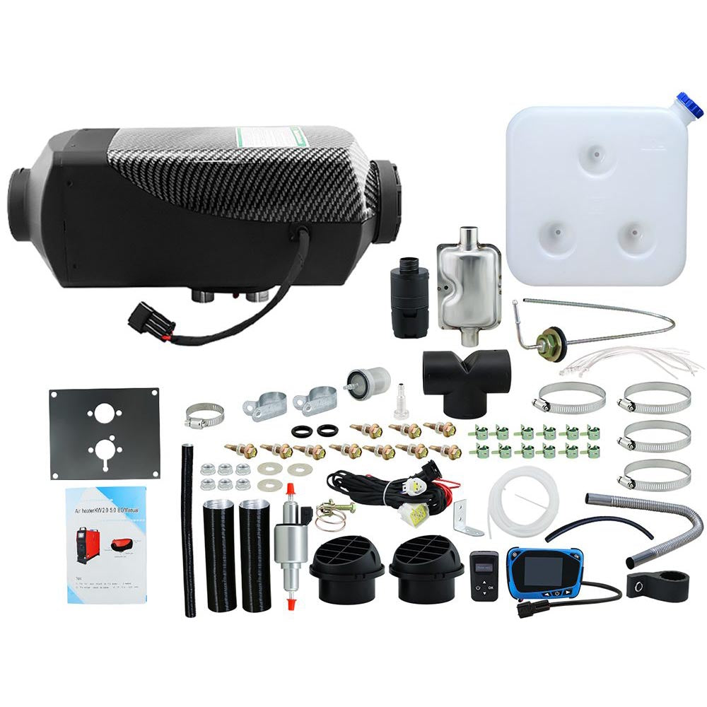 12V 8KW diesel air heater unit with compact design